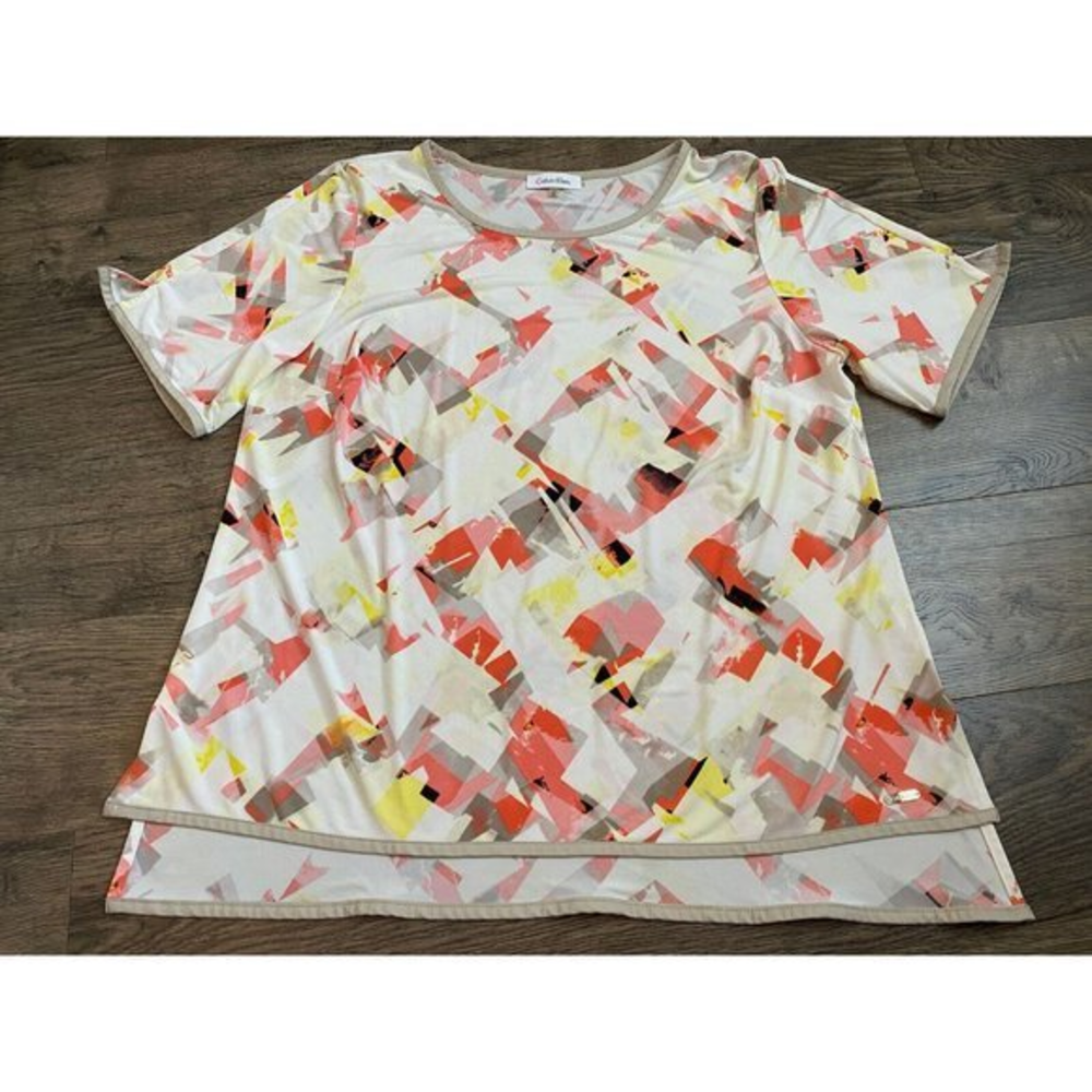 Womens‎ Calvin Klein short sleeve blouse size 0X